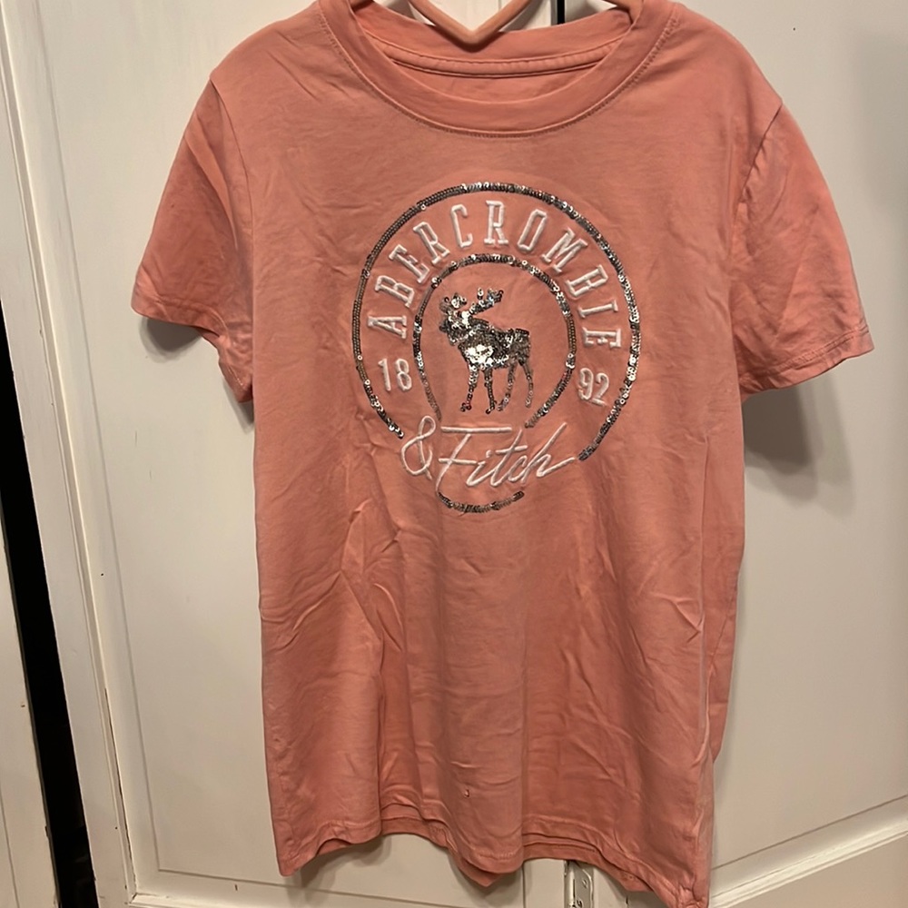 VGUC- Girls Abercrombie & Fitch short sleeve T-shirt, size 11/12